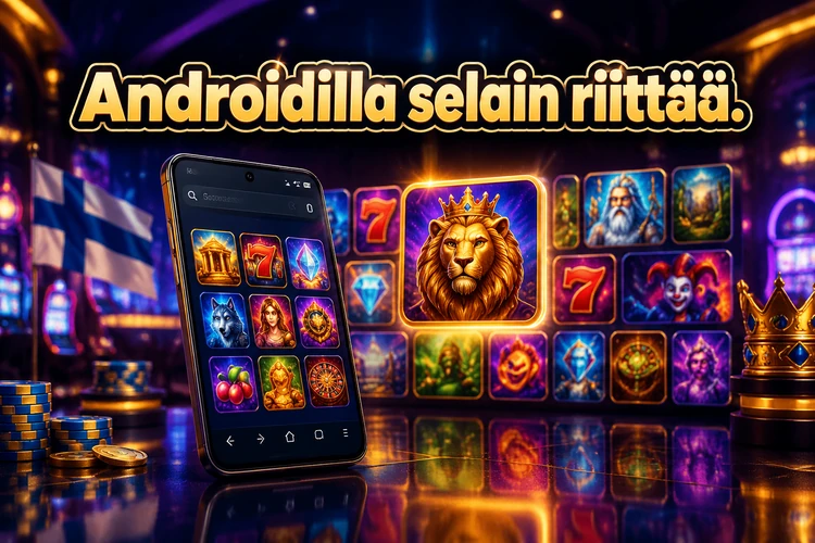 Androidilla selain riittää