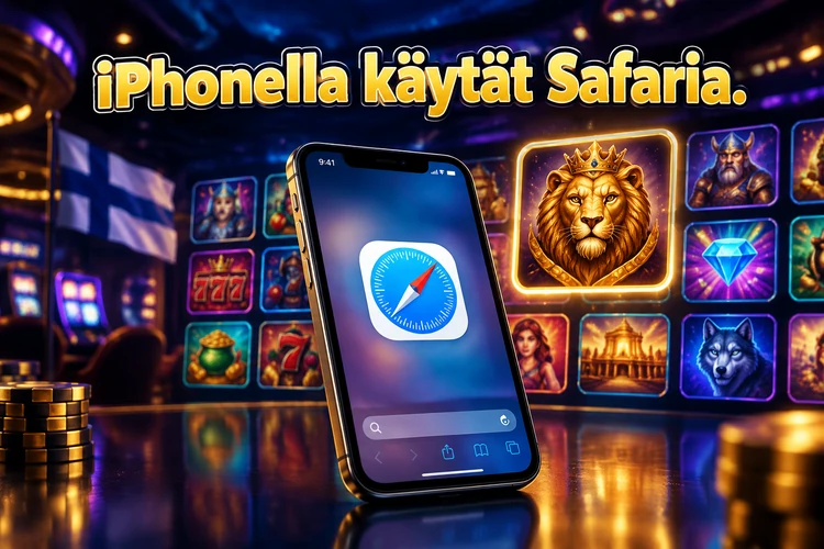 iPhonella käytät Safaria