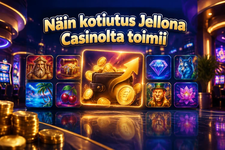 Näin kotiutus Jellona Casinolta toimii